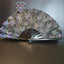 Holographic Reflective Clack Fan – 33cm | Premium Bamboo Rave Fan for Festivals & Parties