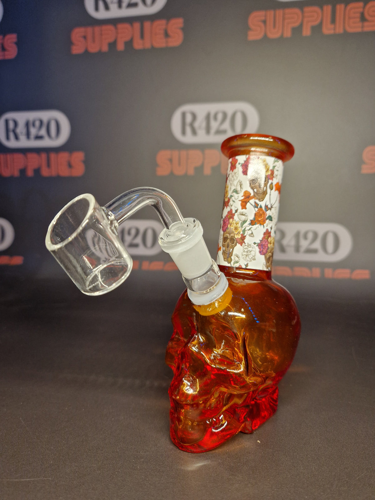 Glass Bong & Dab Rig Set