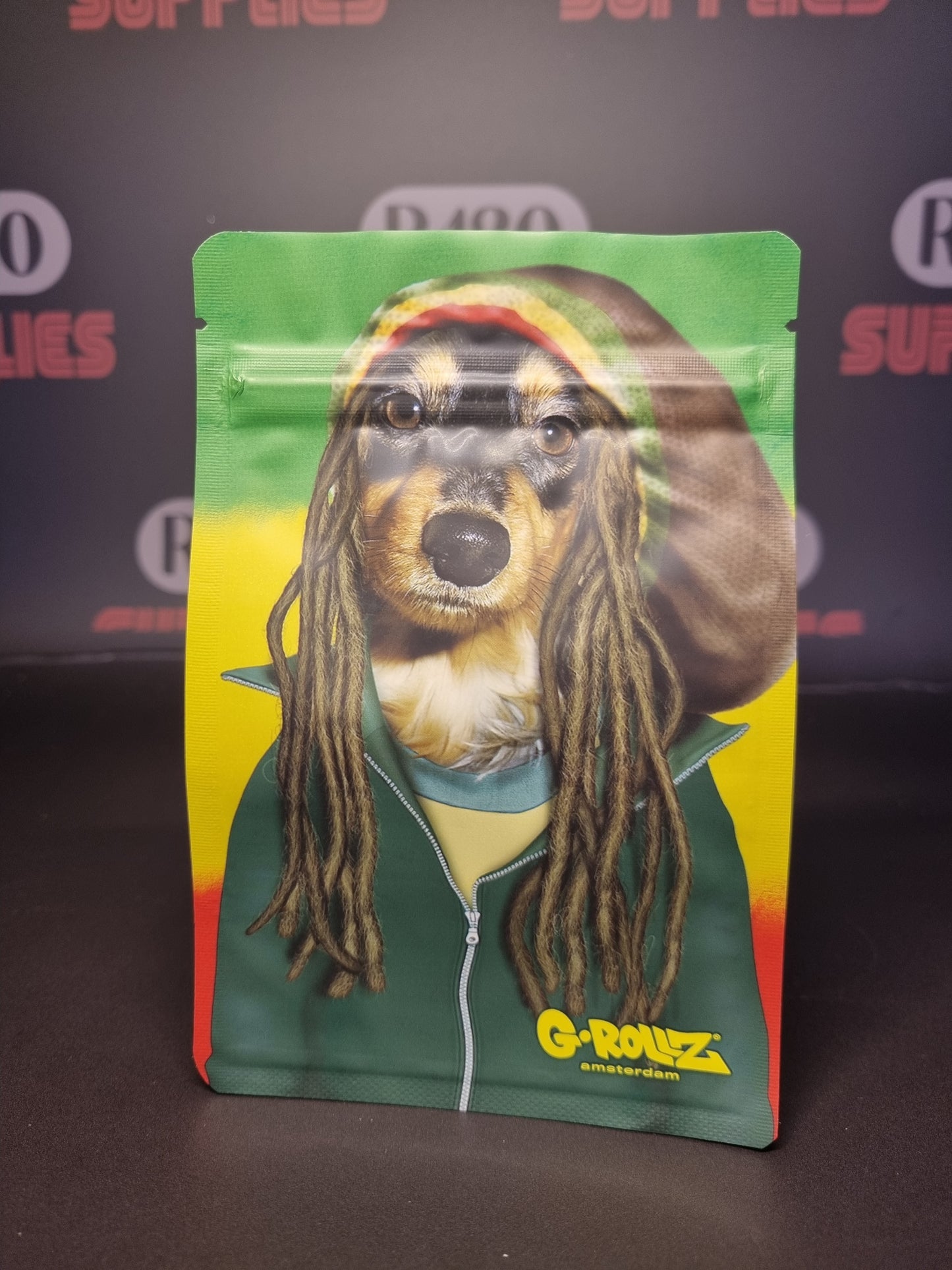 Mylar Smellproof Bag - Reggae Dog - 100x150mm (50)