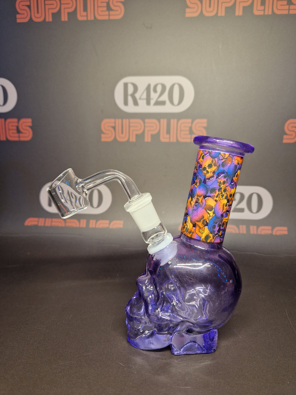 Glass Bong & Dab Rig Set