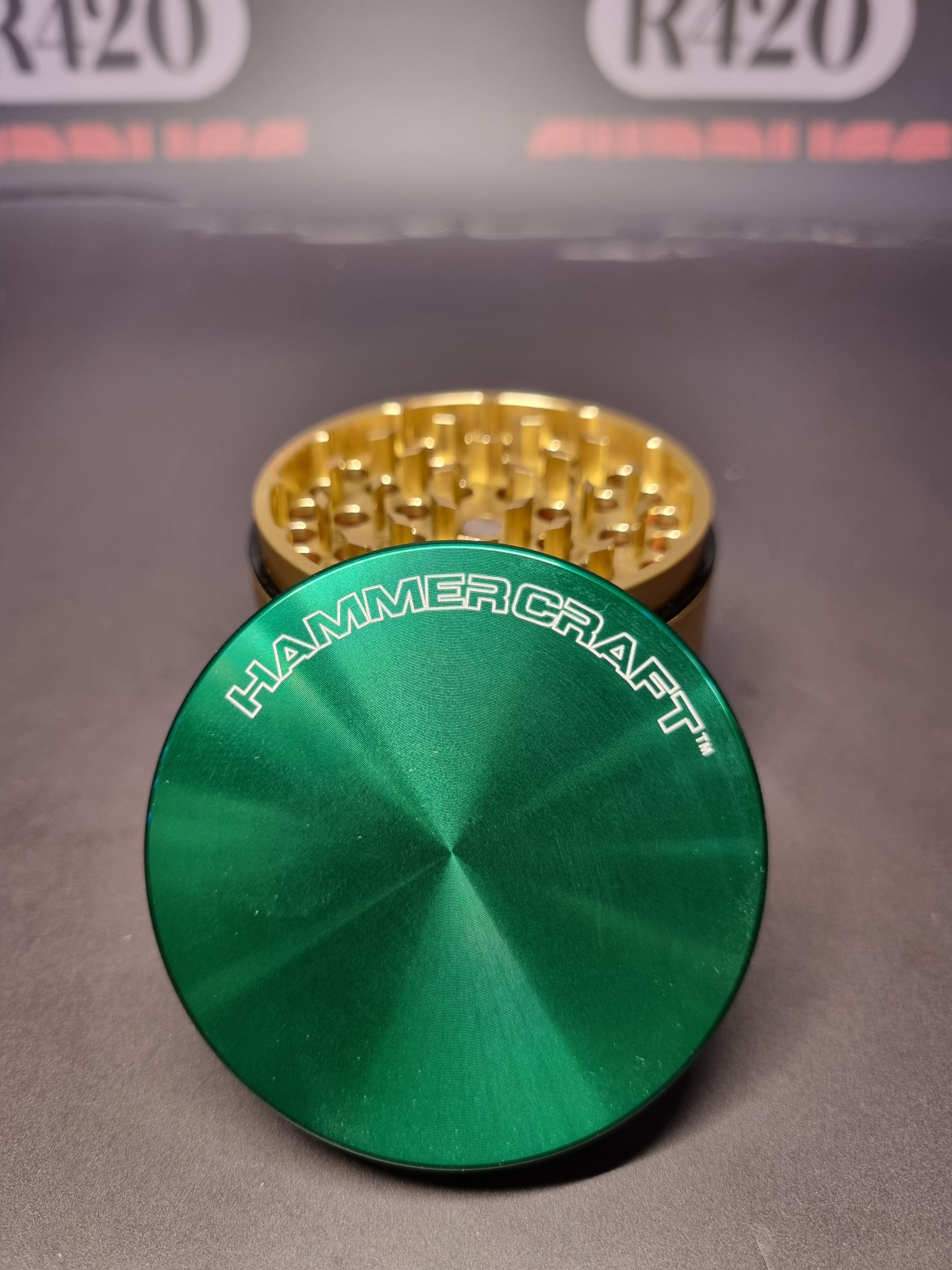 Hammercraft Aluminium Metal Grinder - 4 Part - 63mm - Rasta