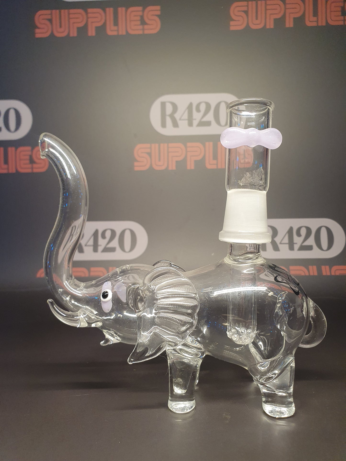 Atomik Glass Elephant Bong - 16cm