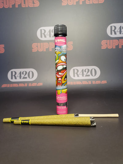 G-Rollz - Voorgedraaide Terpeen-geïnfuseerde Blunt Cones - Candy Crunched (2 stuks)
