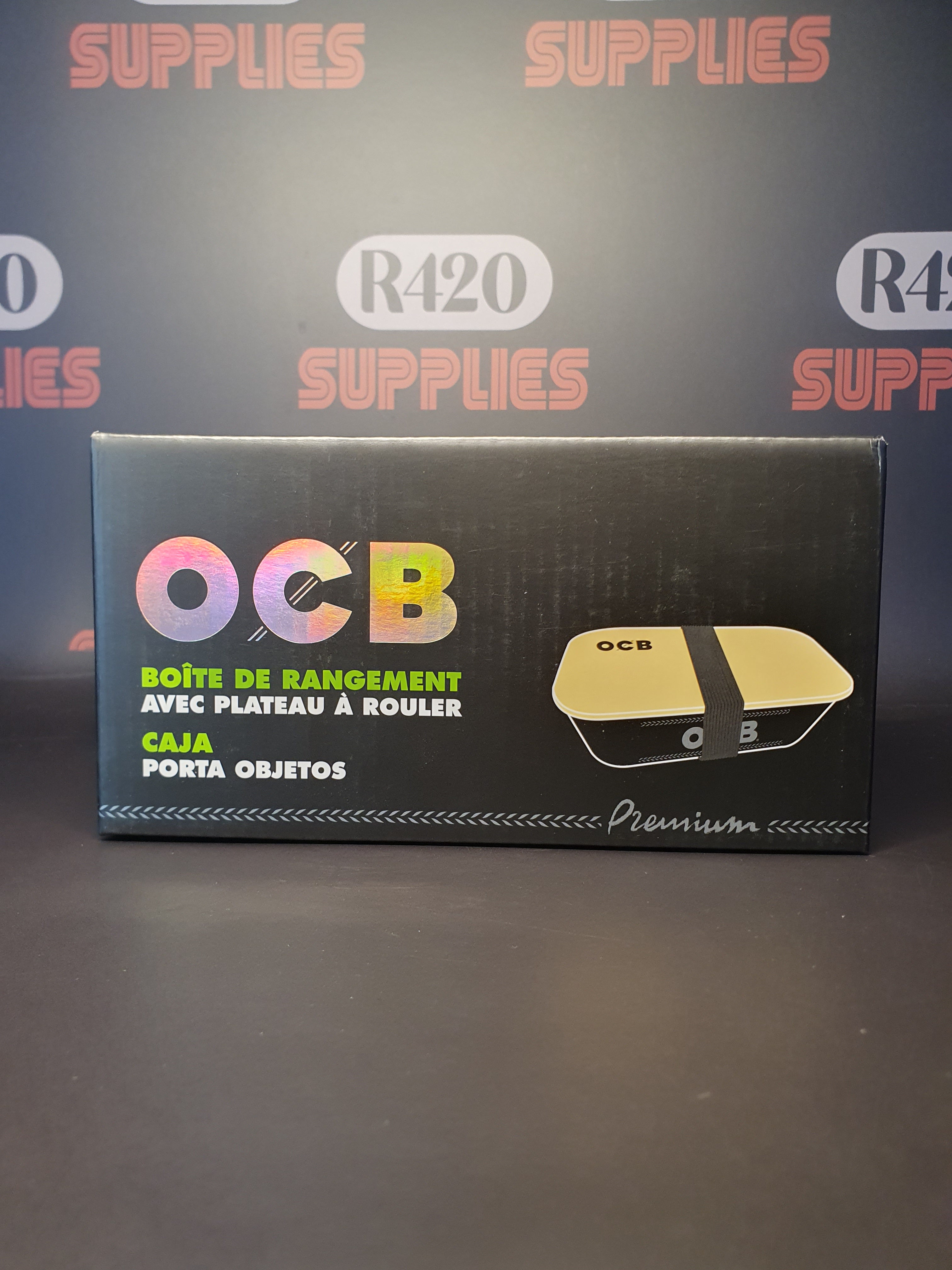 OCB Storage Box with Rolling Tray Lid