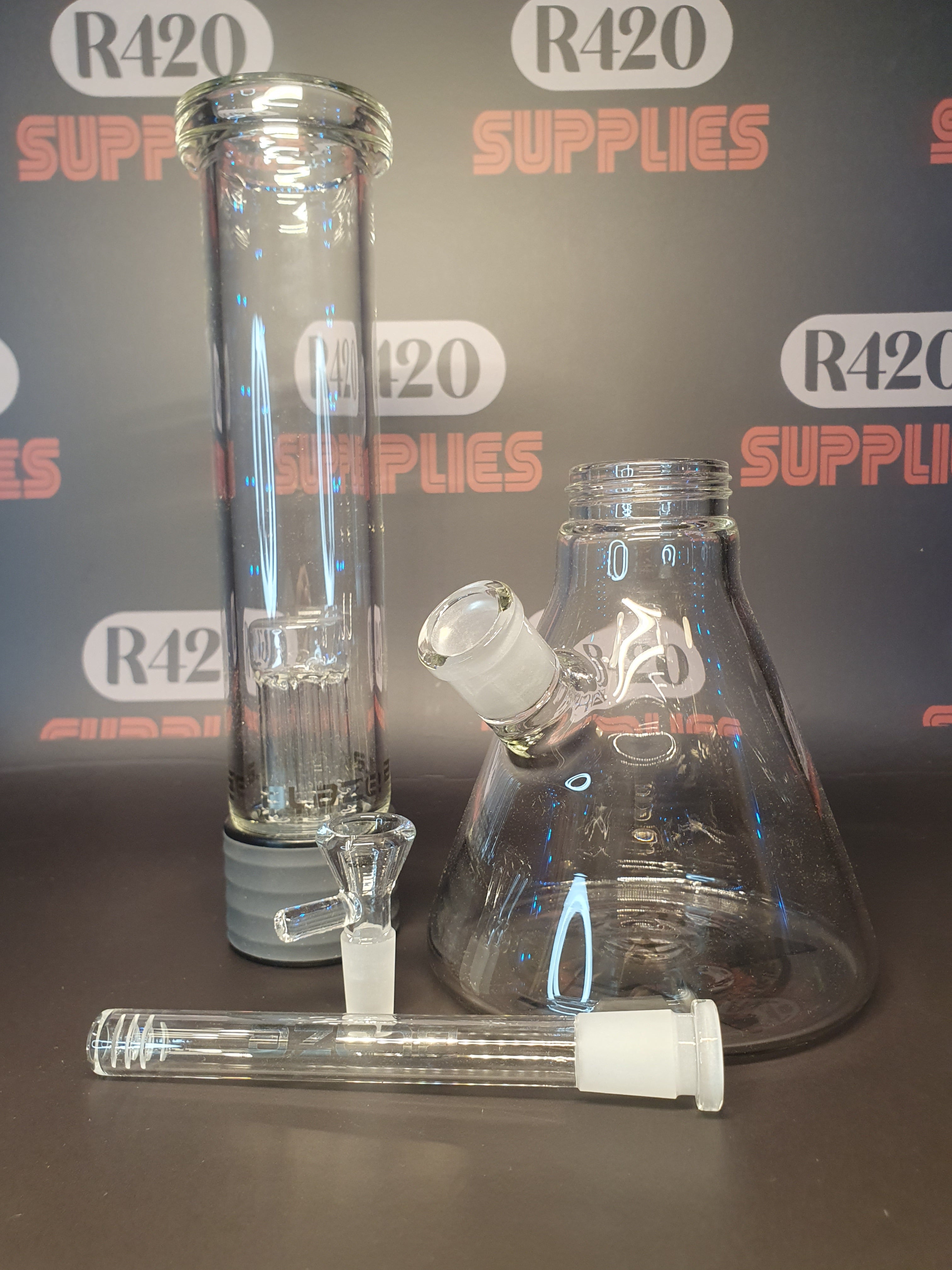 BLAZE Mix & Match 2.0 Beaker Bong Kit - Clear