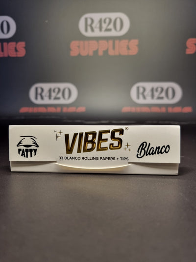Vibes Vloei & Tips - Fatty Size - Ongebleekt