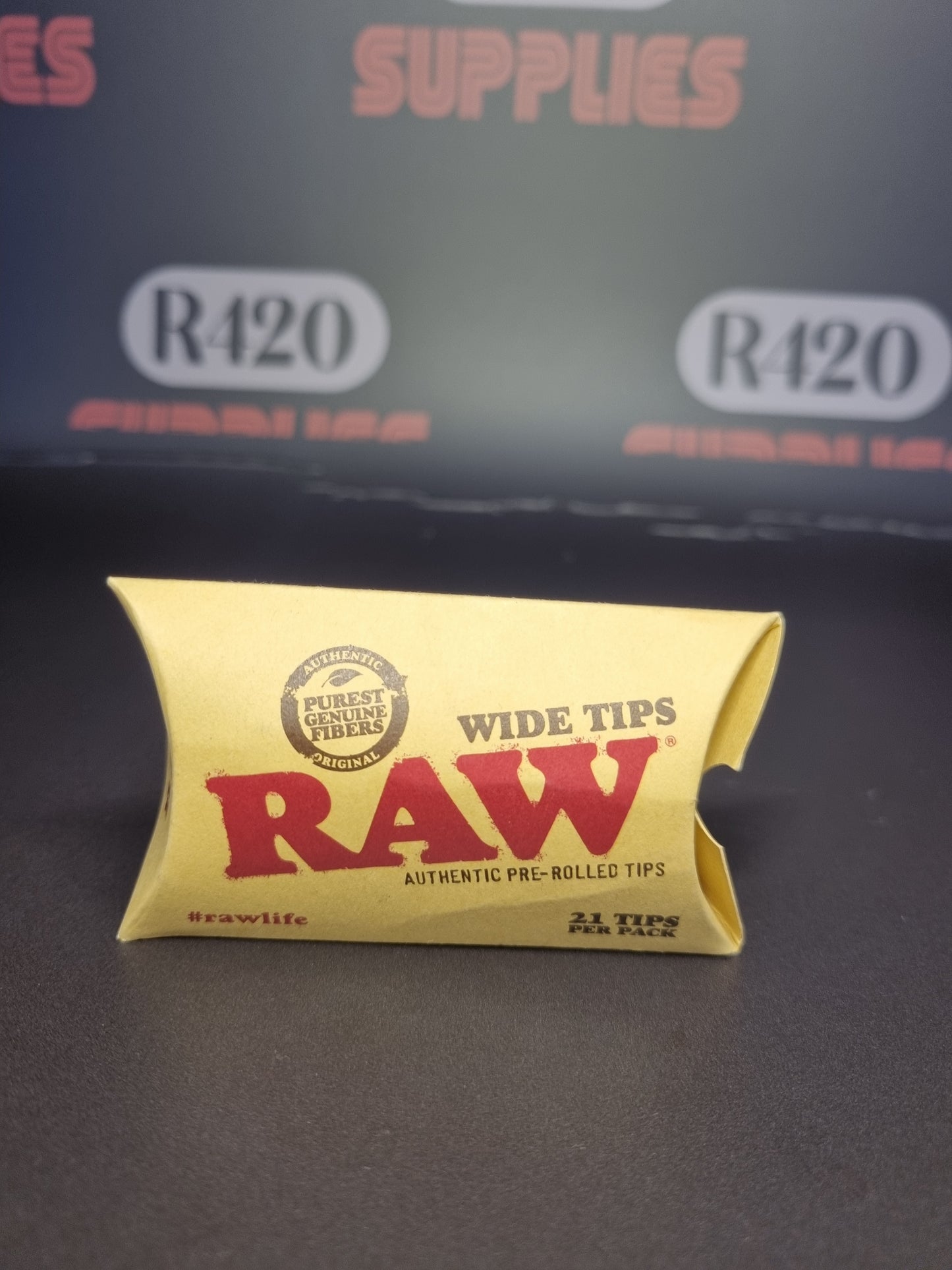 RAW voorgerolde WIDE tips - 21 stuks