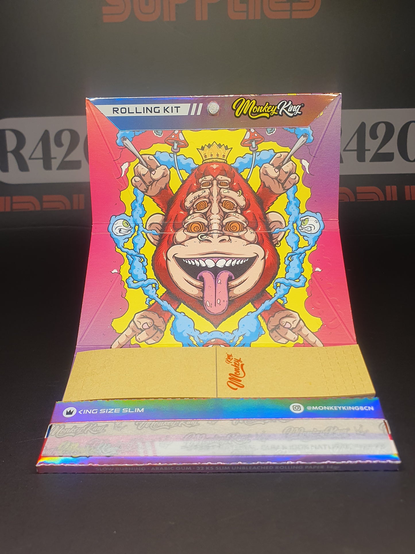 Monkey King - Kingsize Slim and Tips- Ready to Fly-Rolling Kit