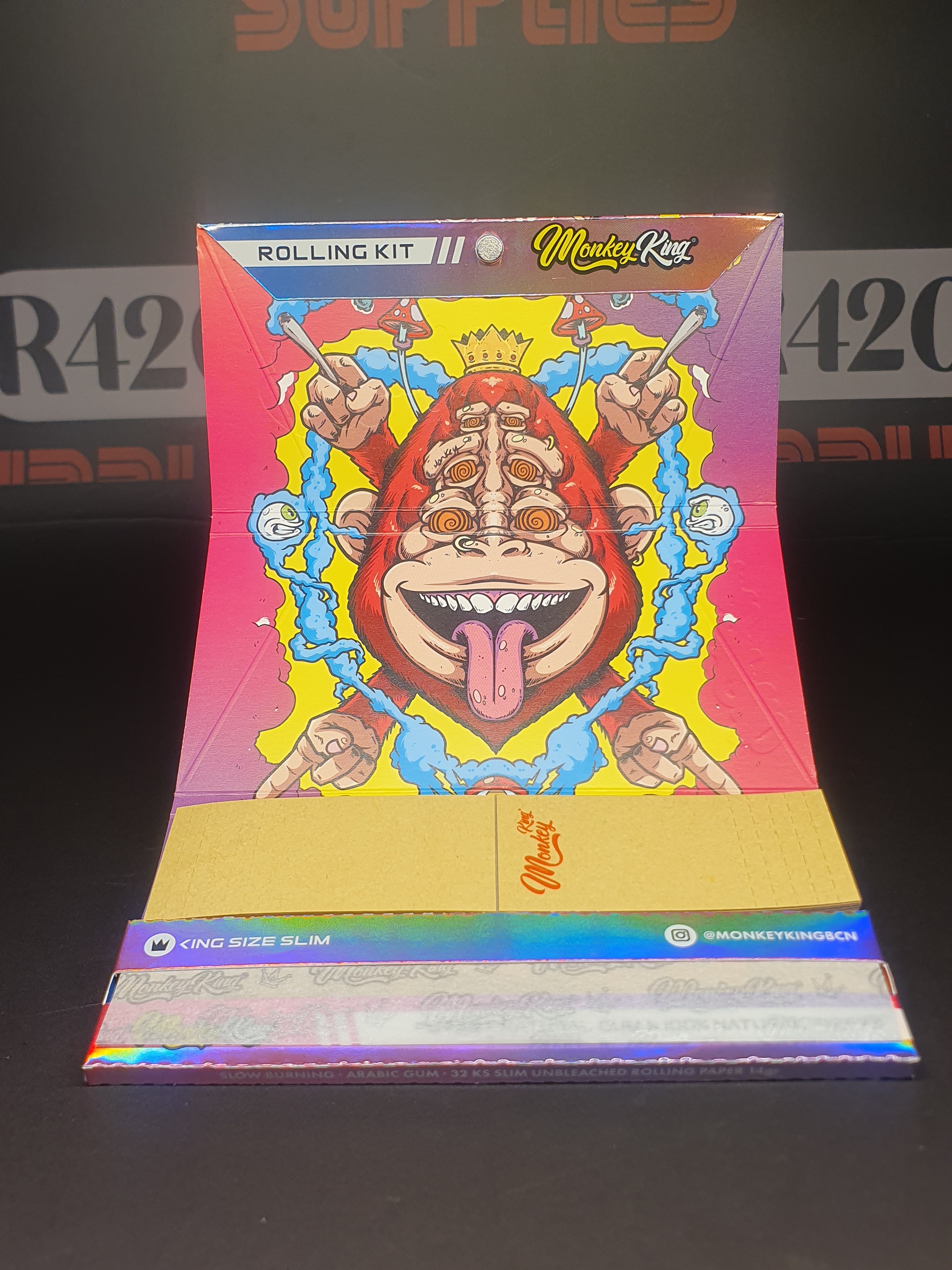 Monkey King - Kingsize Slim and Tips- Ready to Fly-Rolling Kit