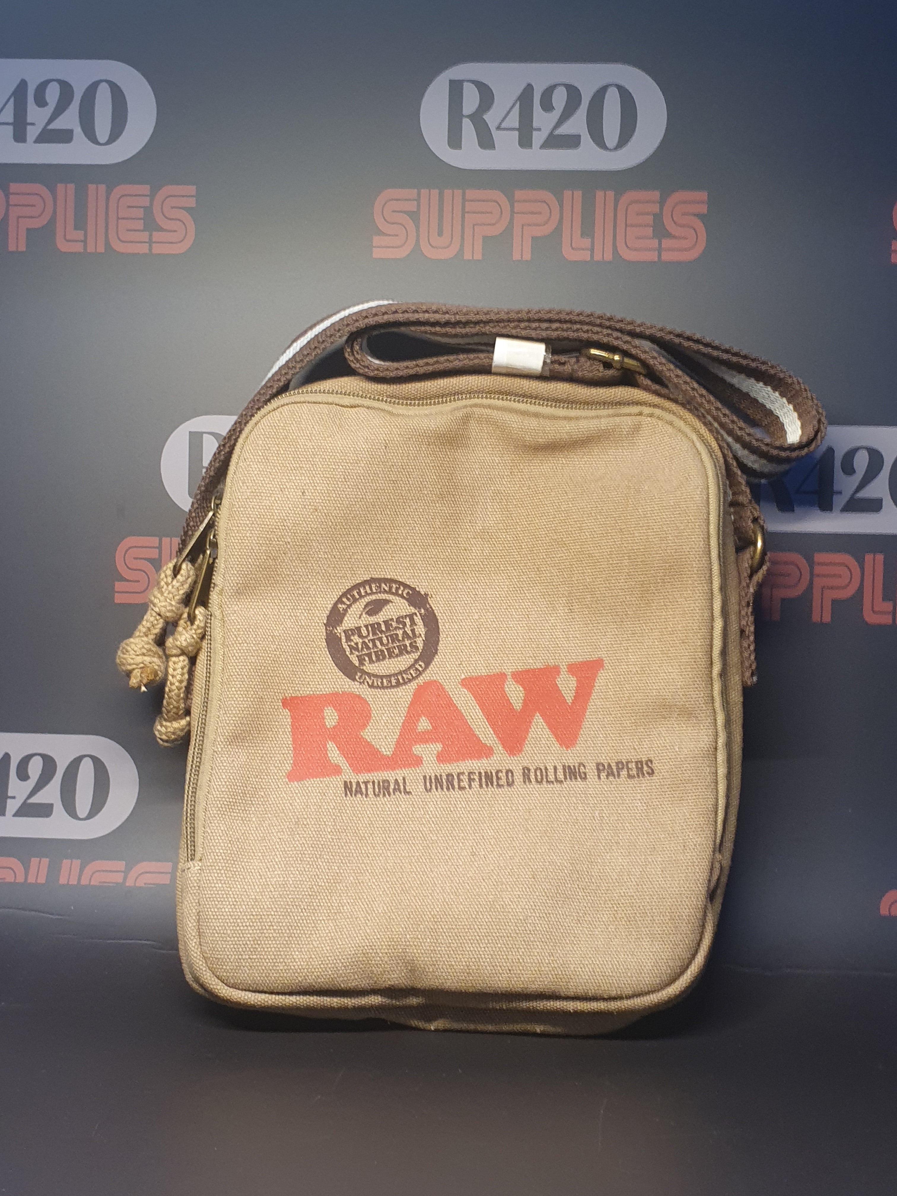 RAW x Rolling Papers Shoulder Bag - Brown