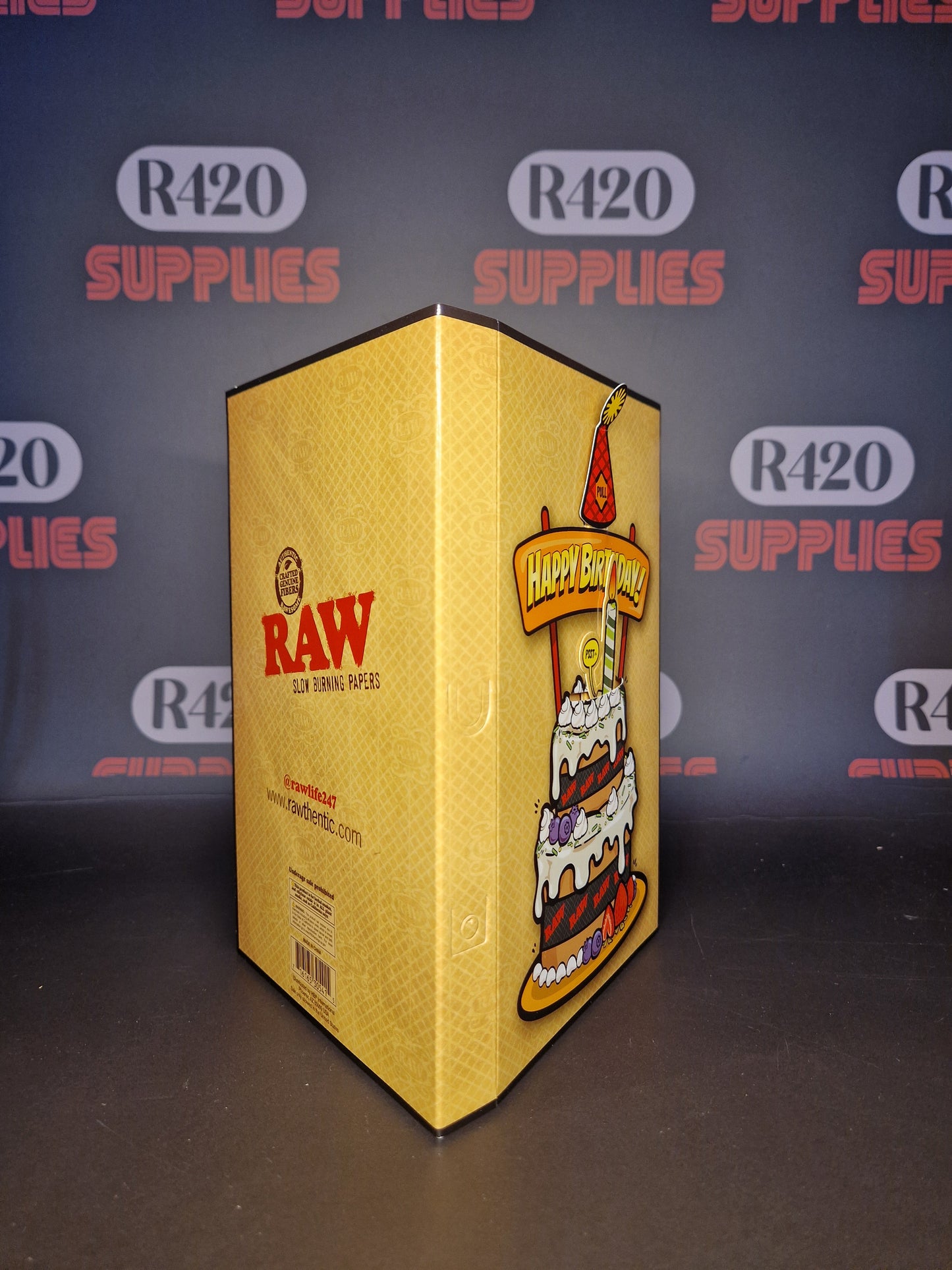 RAW Pop-Up Birthday Card