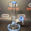 Grace Glass - Mini Beaker Style Bong -Blue - H: 21cm