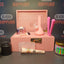 Pink Lockable Wooden Box Set