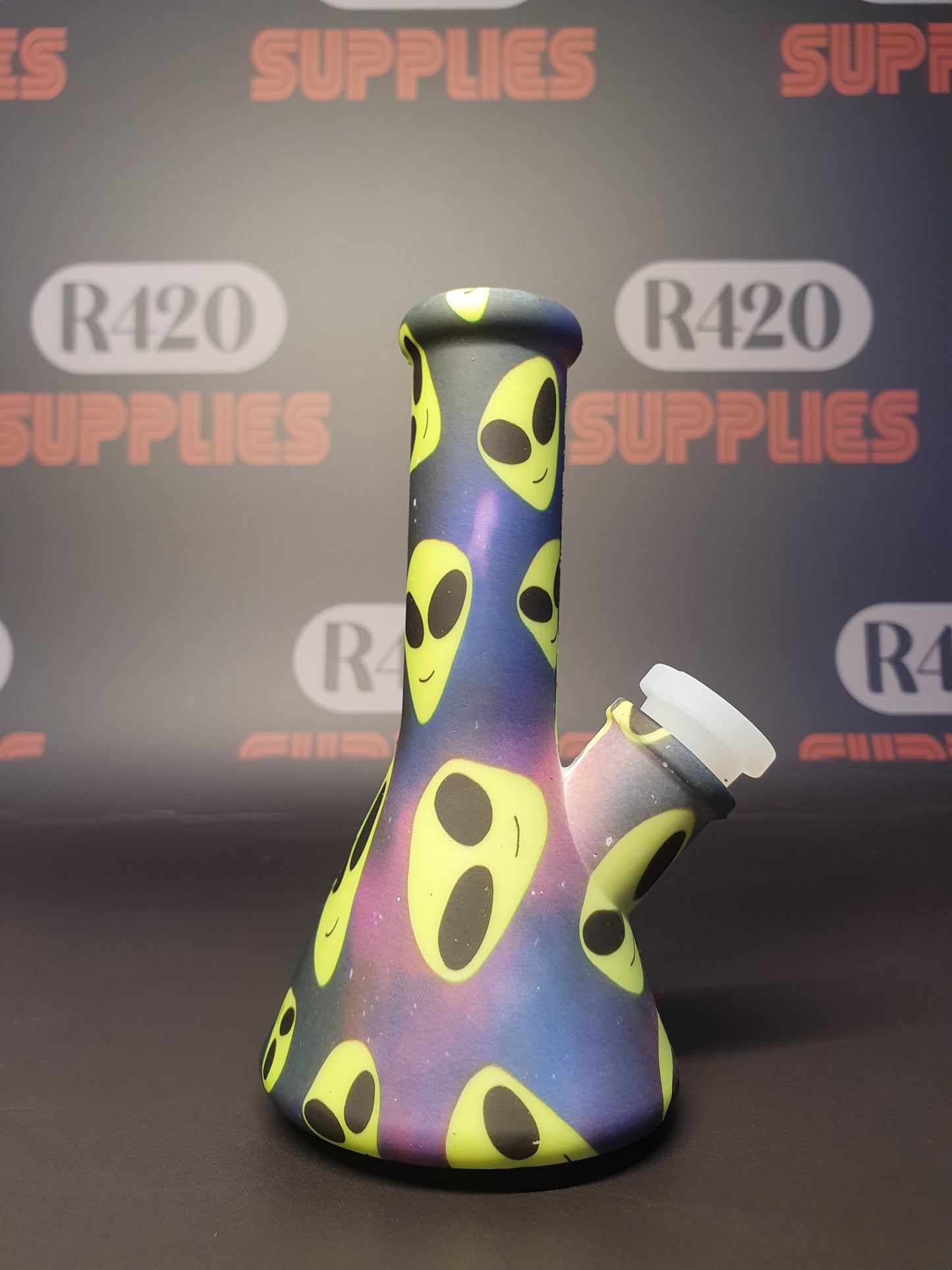 Siliconen Bong - 13cm - Alien Galaxy