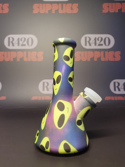 Siliconen Bong - 13cm - Alien Galaxy