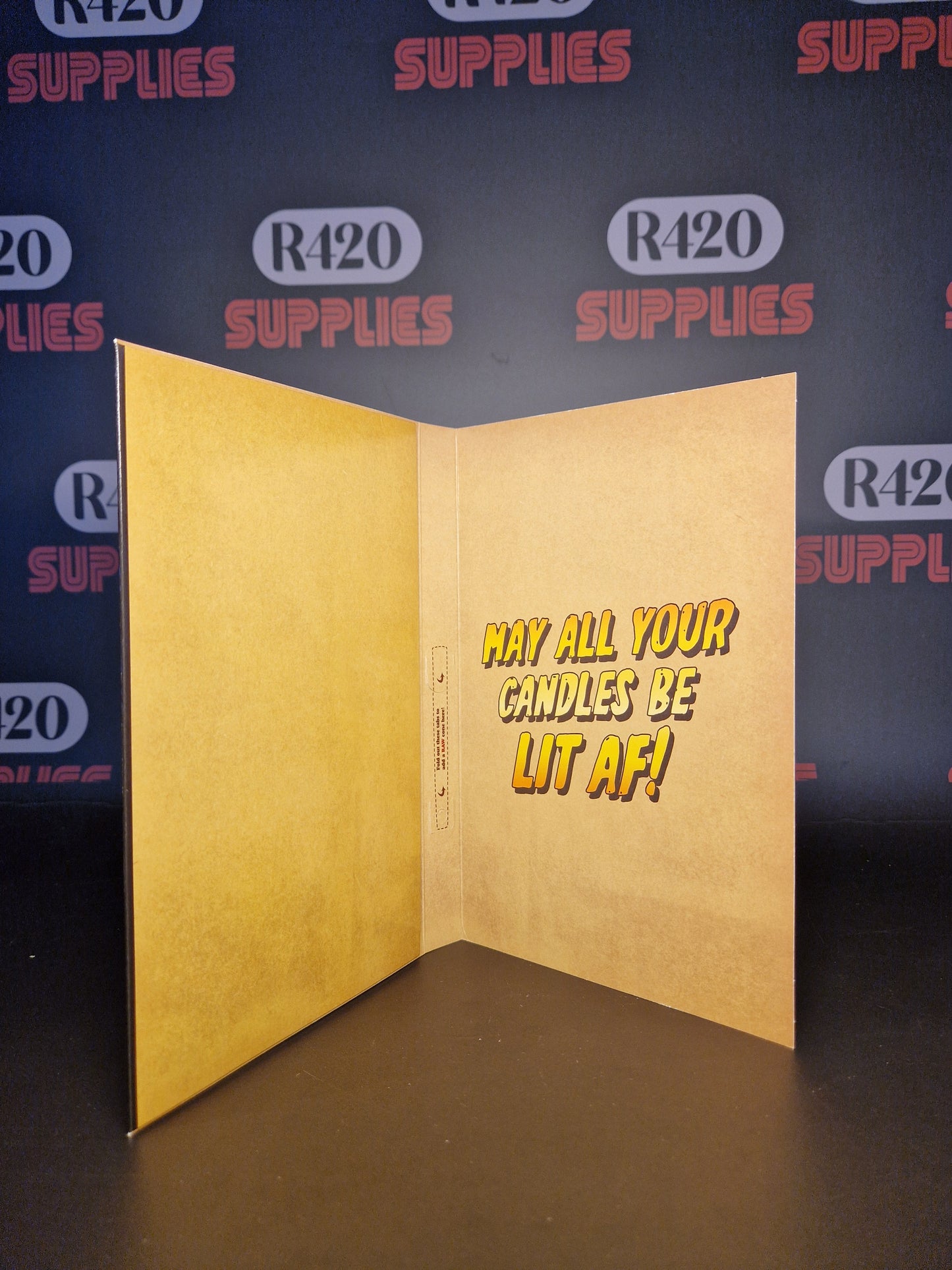 RAW Pop-Up Birthday Card