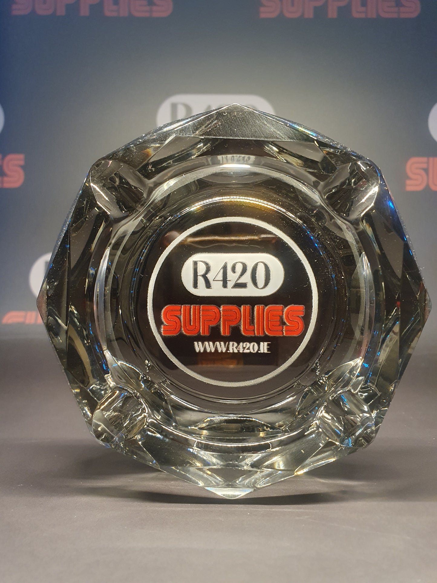 R420 Glass Ashtray