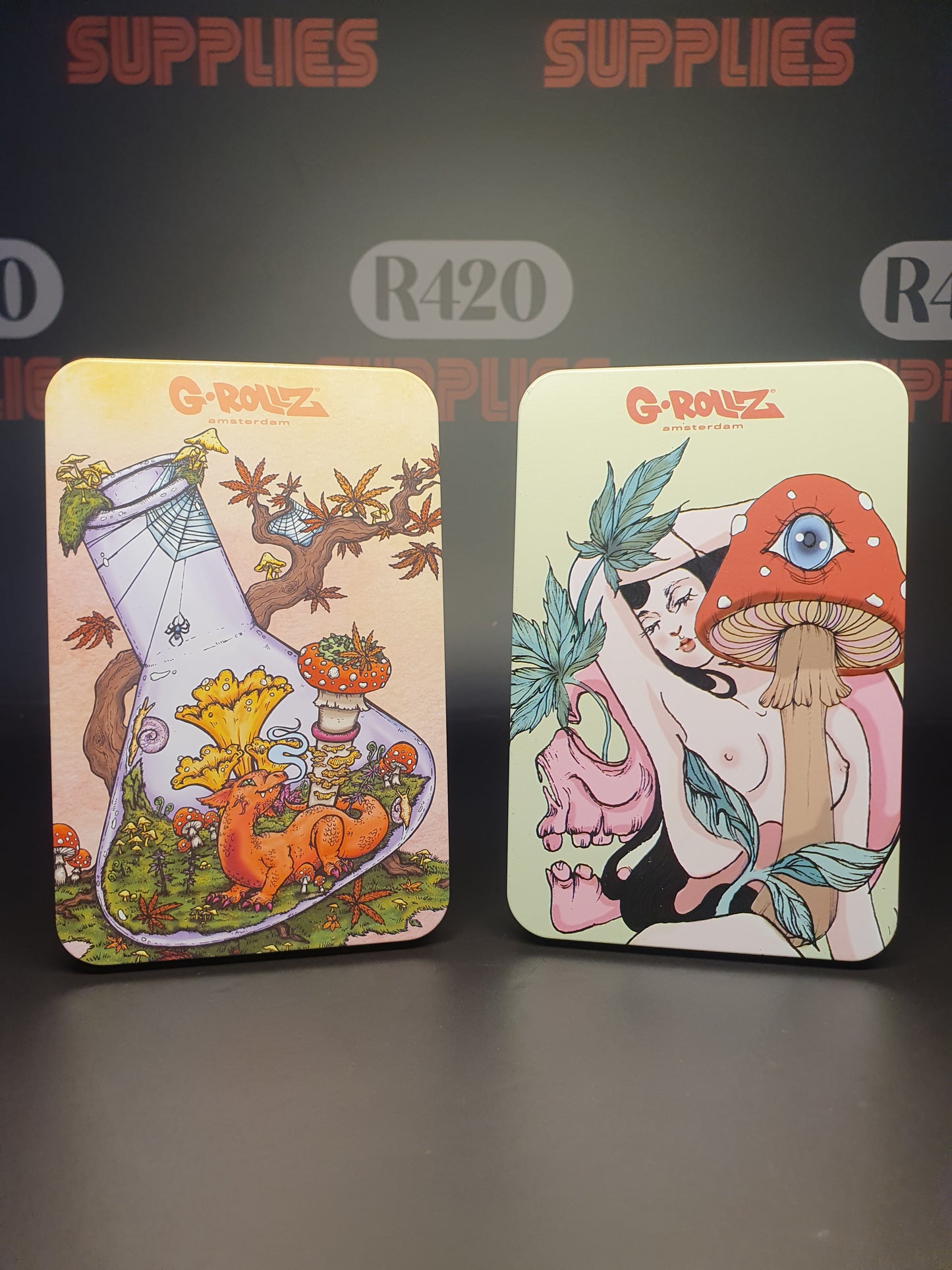 G-Rollz - Nature Lover Metal Storage Tins - Large