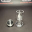 Quartz Slurper Banger - 18mm / 90° Male Fitting & Top Marble