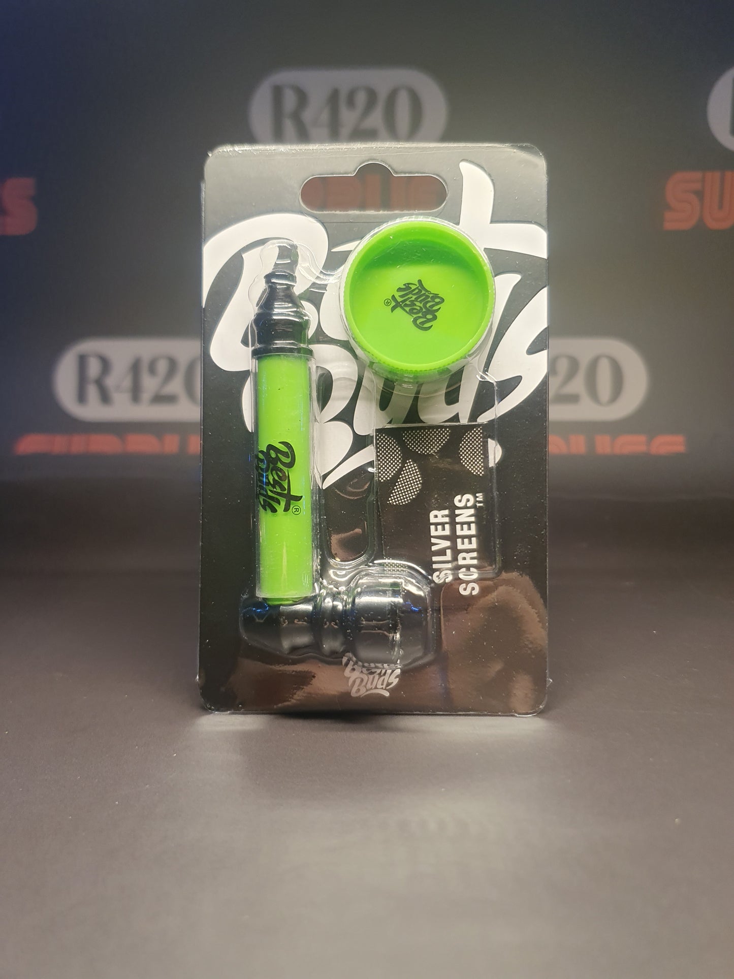 Best buds metal pipe Set with Grinder and Screen