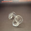 Quartz Banger - 18mm / 90° Male Fitting - Flat Bottom Bucket - Clear