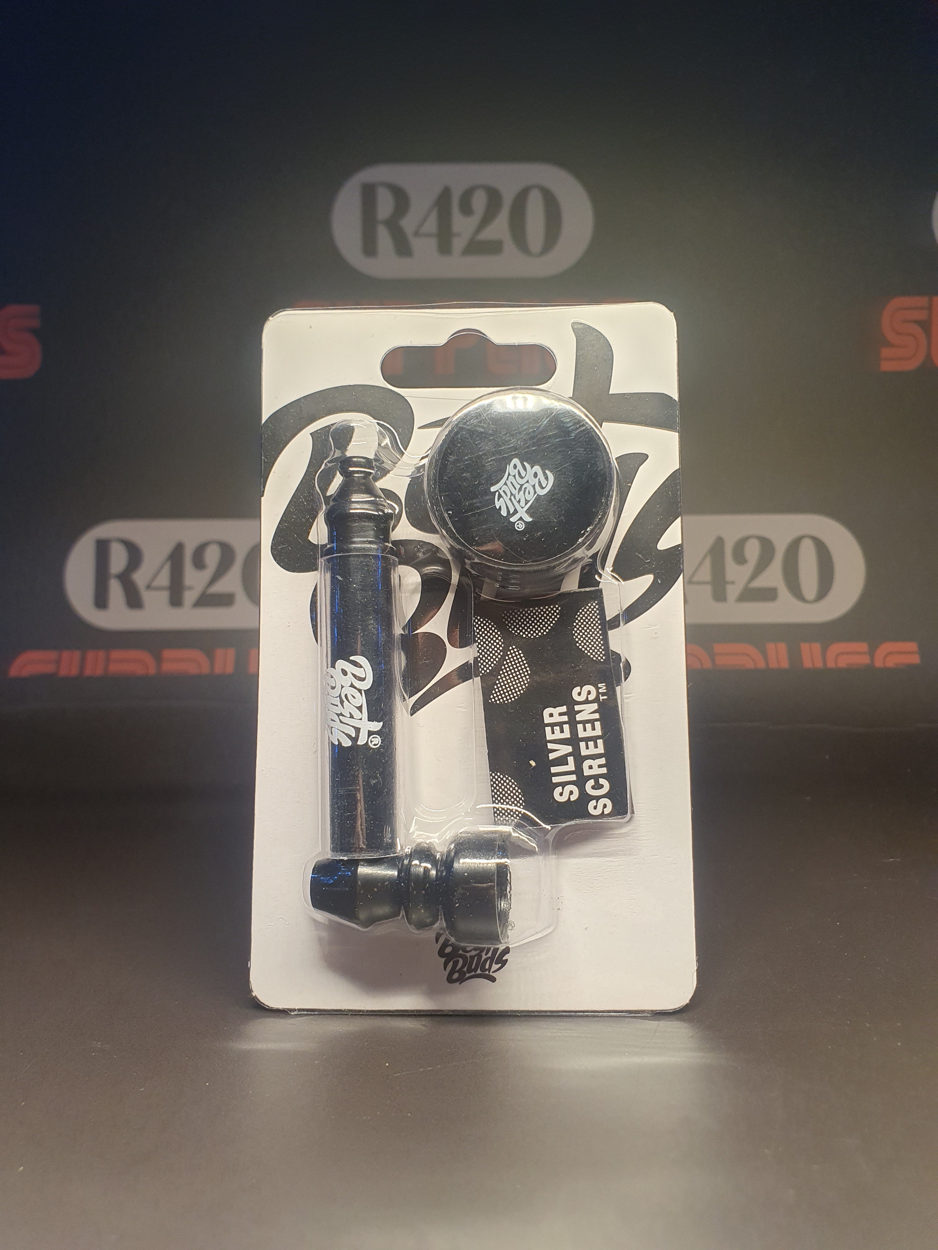 Best buds metal pipe Set with Grinder and Screen