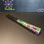 Holographic Reflective Clack Fan – 33cm | Premium Bamboo Rave Fan for Festivals & Parties