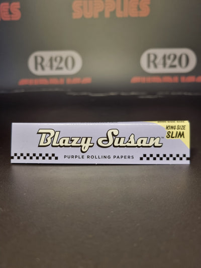 Blazy Susan Kingsize Slim Vloeipapiertjes - Paars