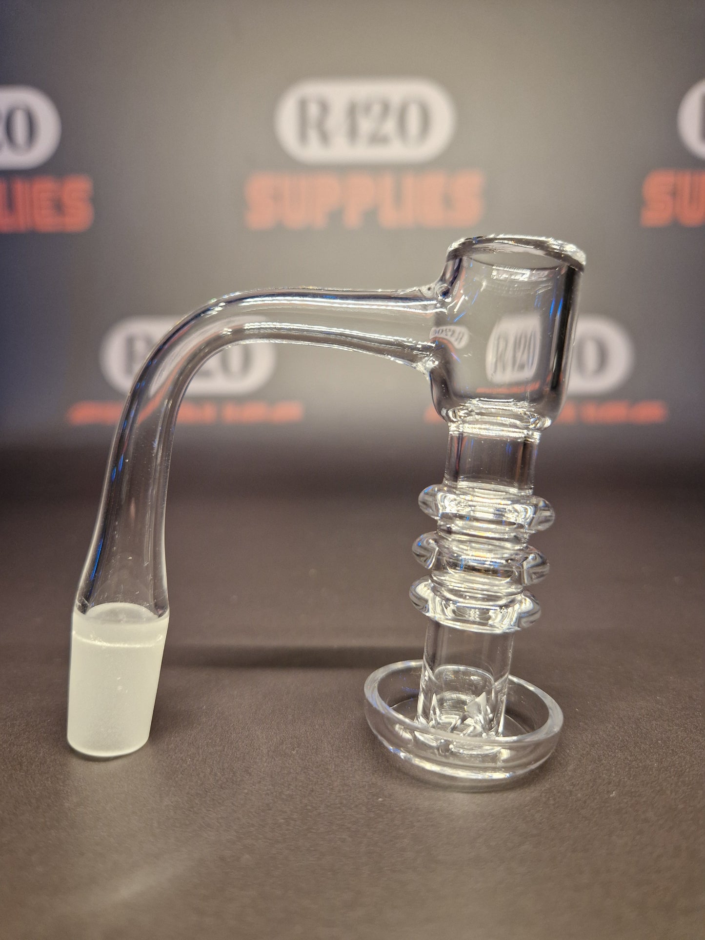 Kwartsbanger met regenboogeffect - 14 mm mannelijke fitting