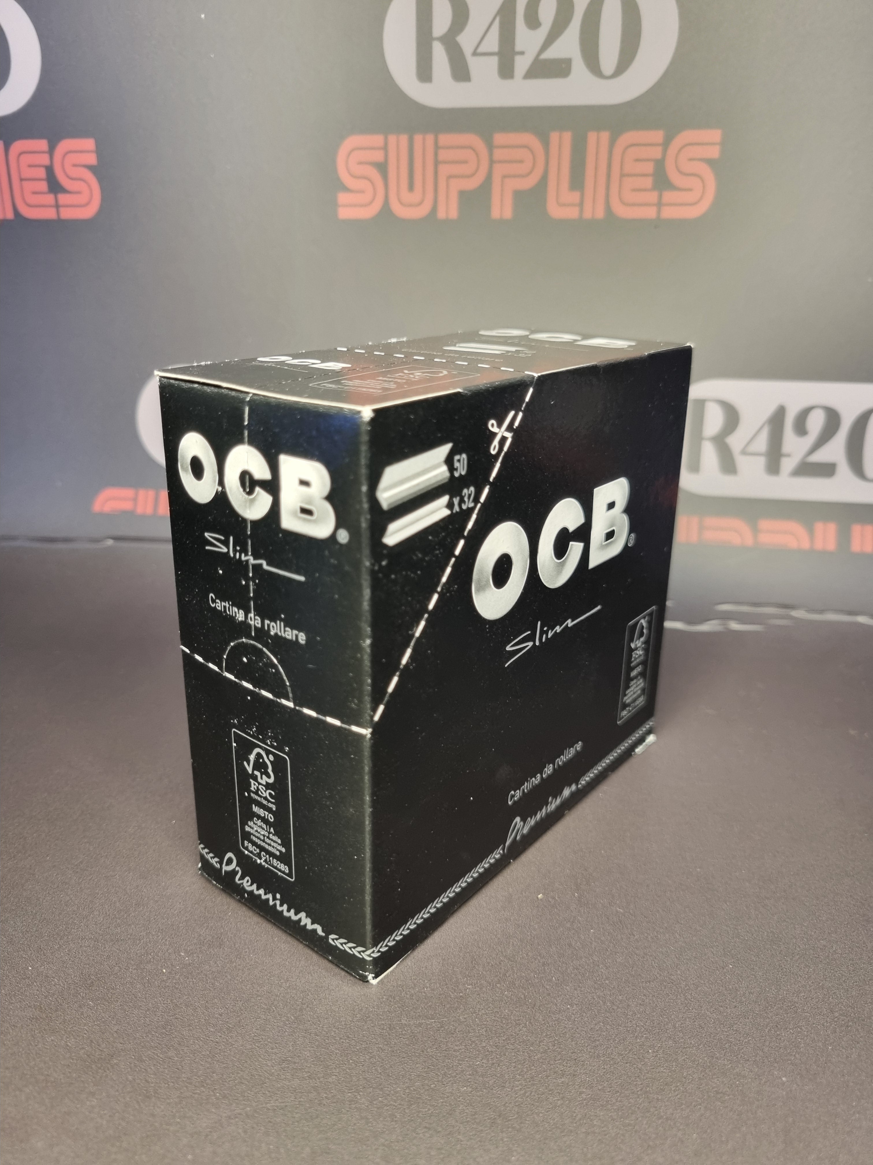 OCB Premium Kingsize Slim  Rolling Papers