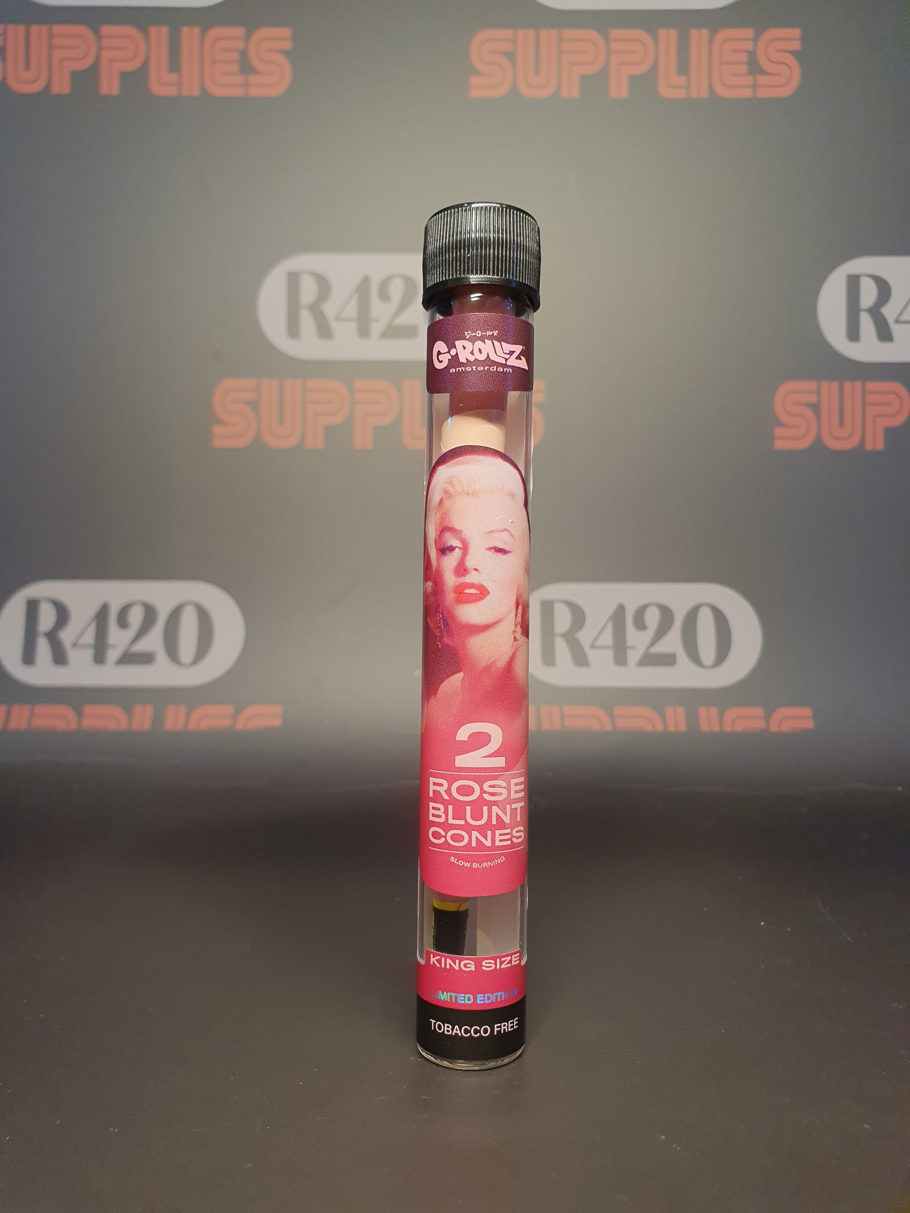 G-Rollz - Pre-Rolled Terpene Infused Blunt Cones - Rose (2 Pack)