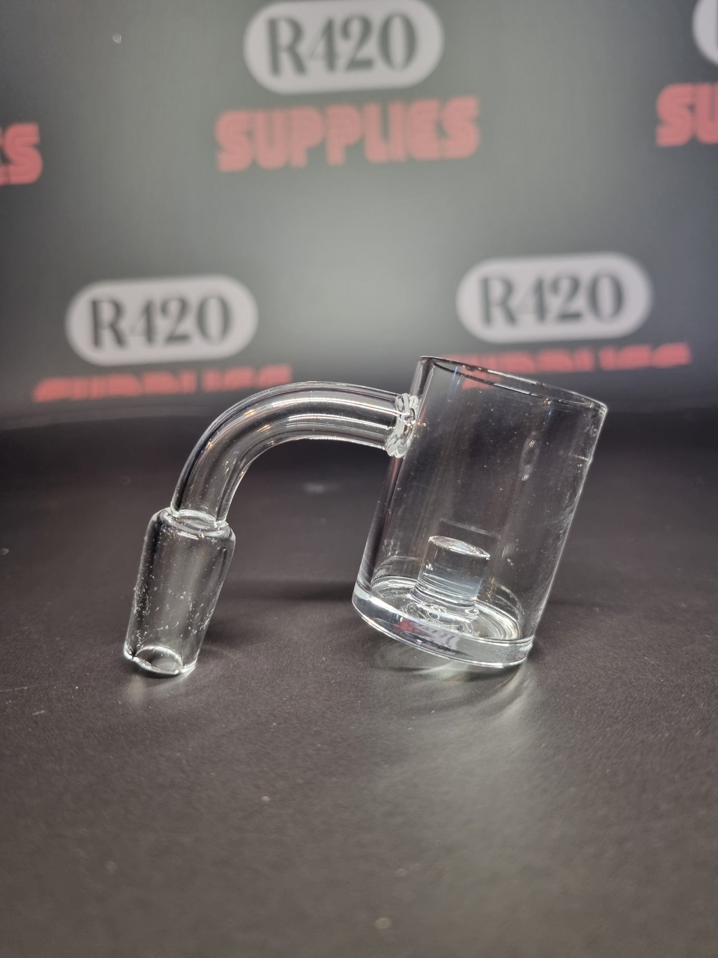 XL Quartz Banger - 14mm / 90° Male Fitting + Carb Cap (Boxed)