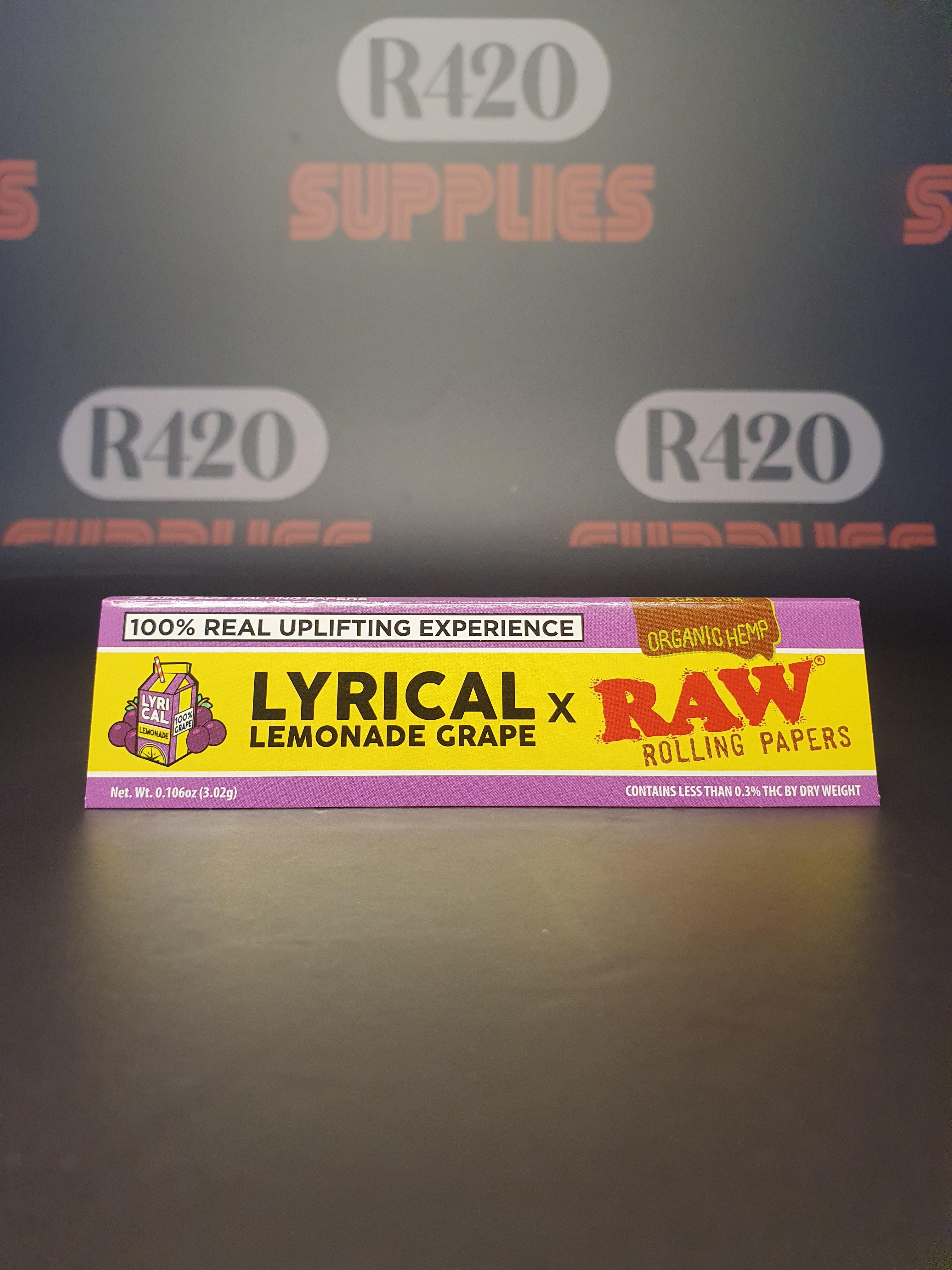 RAW x Lyrical Lemonade Grape Papers - Kingsize Wide