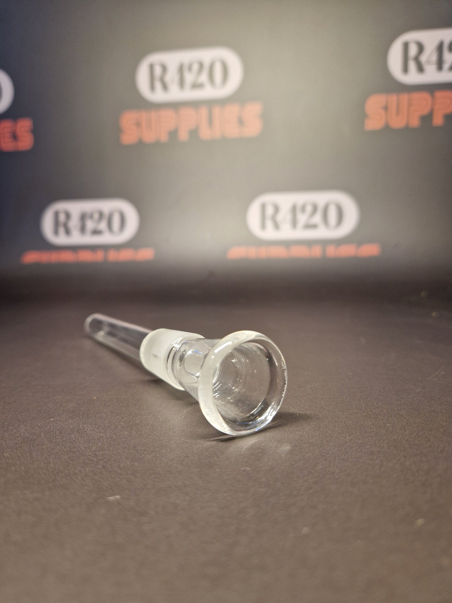 Glazen downstem met bowl - 18 mm - 100 mm lang