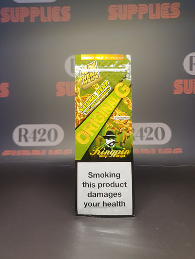 Kingpin Hennep Wraps - 4 Stuks - Origineel 