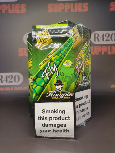 Kingpin Hennep Wraps - 4 Pack - Vlieg 