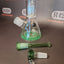 Grace Glass - Triple Tree Beaker Bong - Green - H: 35cm