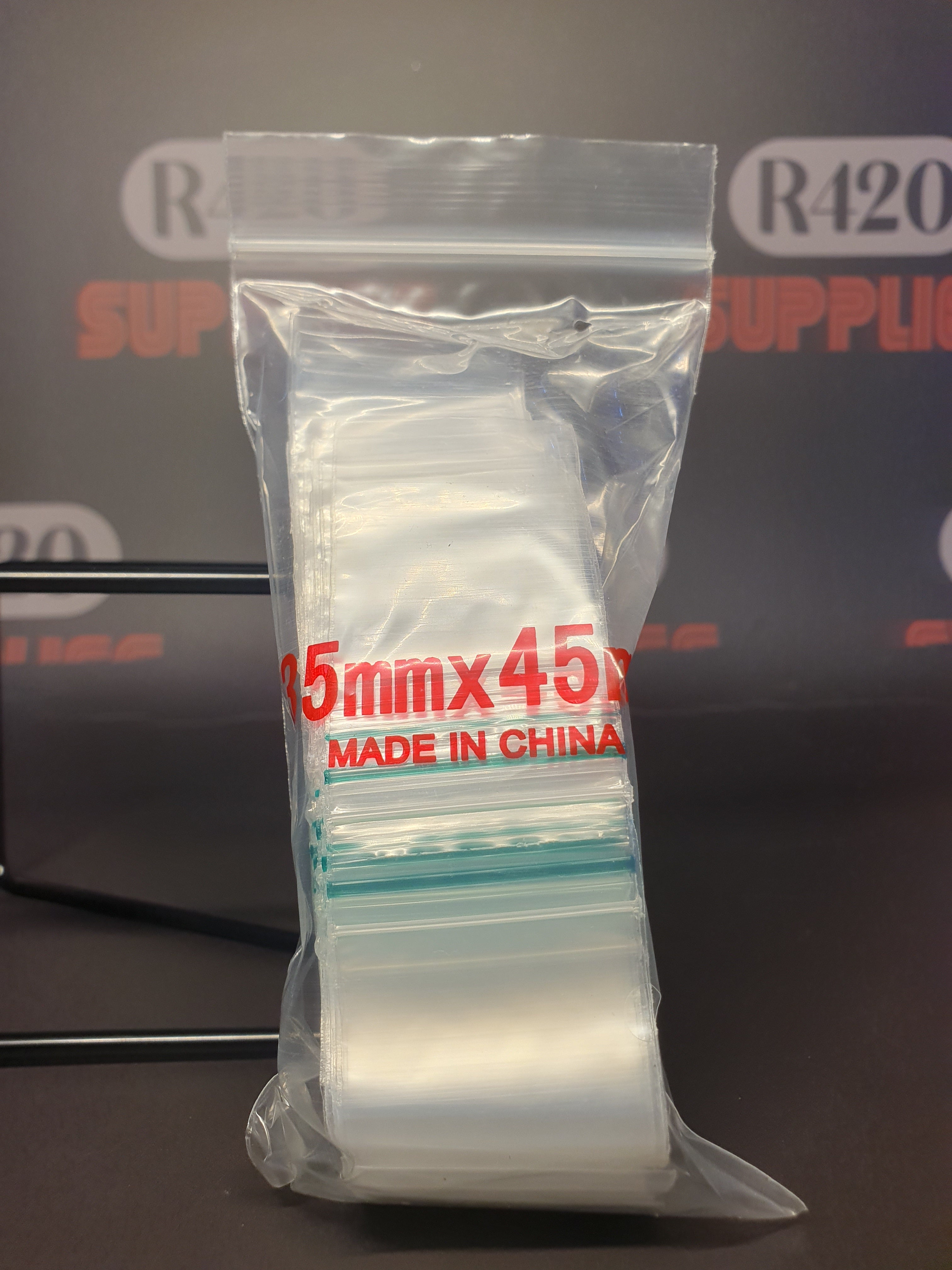 Ziplock Bag - Clear - 35x45mm - 50ù Strong (100)