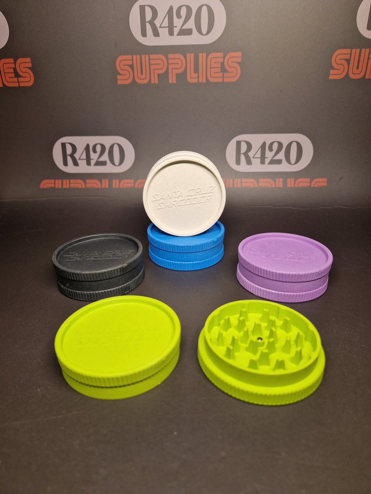 R420 Biologisch Afbreekbaar Hennep Plastic - 2-Delige Grinder - 55 mm