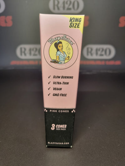 Blazy Susan voorgerolde roze kegels - Kingsize - 3 stuks