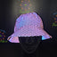 Reflective Flash Reactive Bucket Hat – Luminous Rave Style