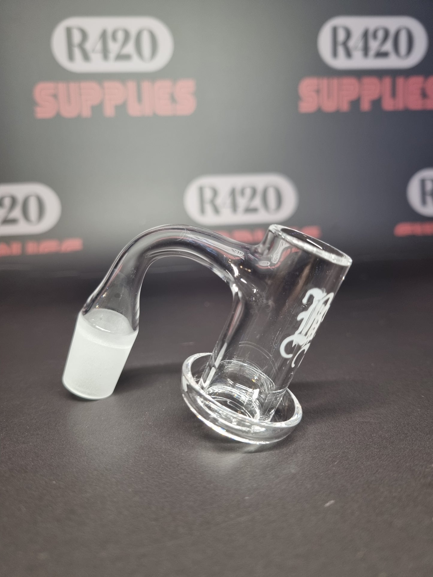 Kwartsbanger met regenboogeffect - 14 mm mannelijke fitting