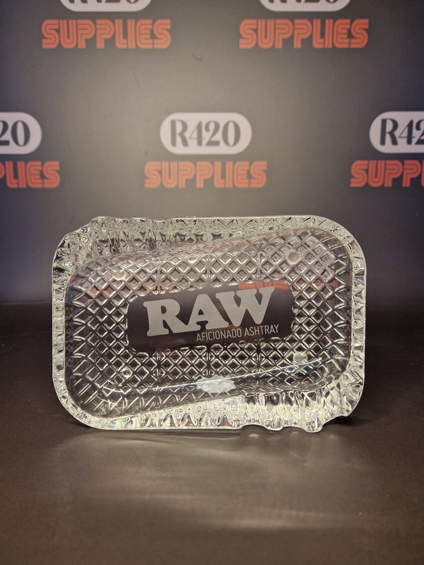 RAW Aficionado Glass Ashtray