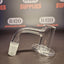 Quartz Slurper- 14mm / 90° Male Fitting - Large Dish - Clear