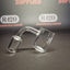 Kwartsbanger met regenboogeffect - 14 mm mannelijke fitting