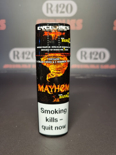Cyclones Hennepkegels - Langzaam brandend - 2-pack - Mayhem