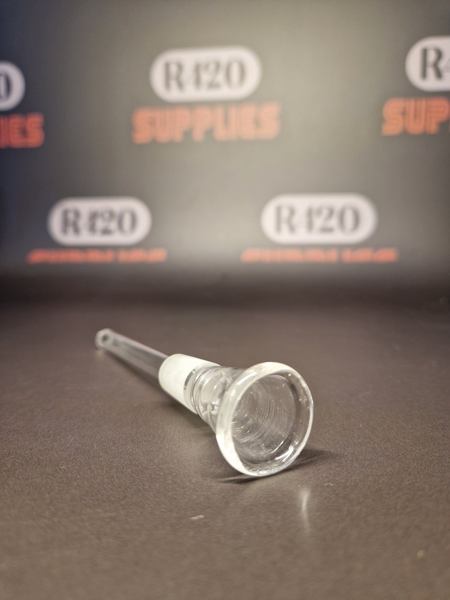 Glazen downstem en bowl - 14 mm - 80 mm lang