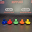 Glass Carb Cap - Spinning Top - Mixed Colours