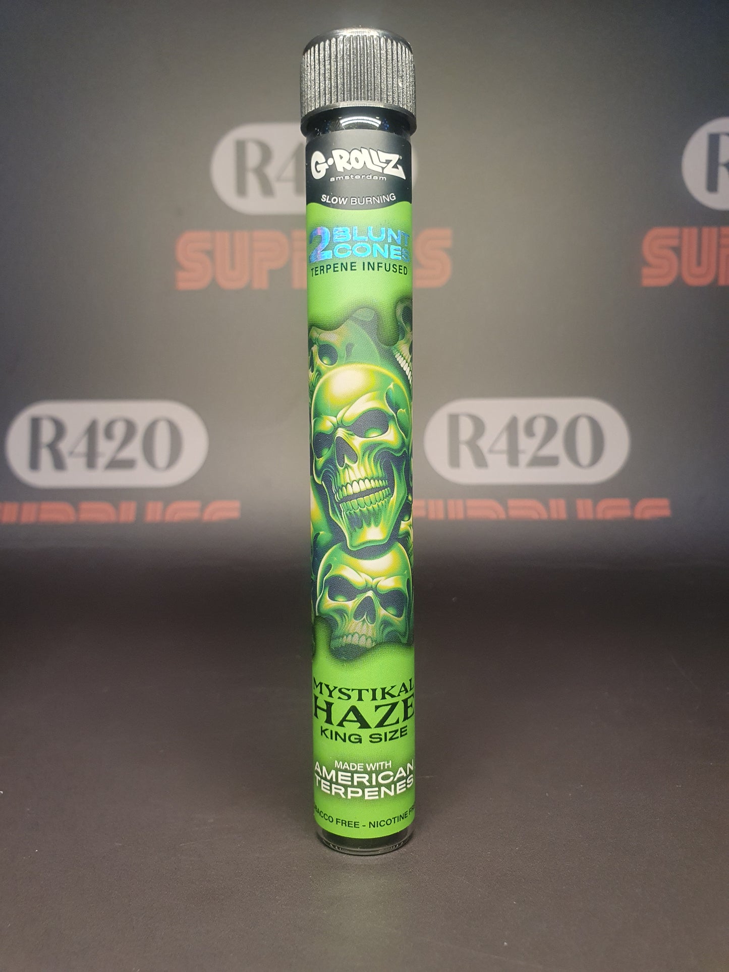 G-Rollz - Pre-Rolled Terpene Infused Blunt Cones - Mystikal Haze (2 Pack)