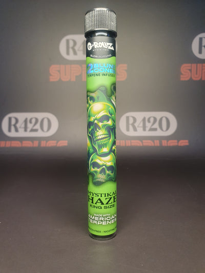 G-Rollz - Pre-Rolled Terpene Infused Blunt Cones - Mystikal Haze (2 Pack)